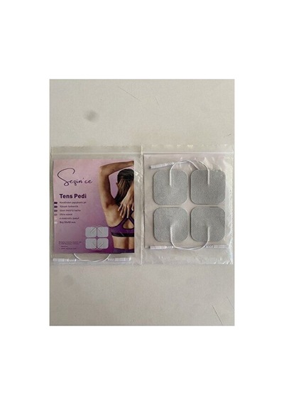 Tens Pedleri 5x5, 4'lü, 10 Paket, Elektrot Seti, Sağlıklı Ve Güçlü Destek