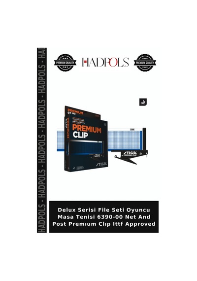 Delux Serisi File Seti Oyuncu Masa Tenisi 6390-00 Net And Post Premıum Clıp Ittf Approved Belirtilmemiş