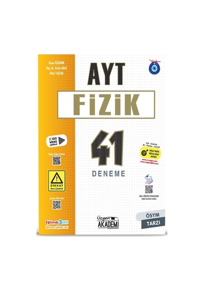 Üçgen Akademi 2024 Ayt Fizik 41 Li Deneme Sınavı