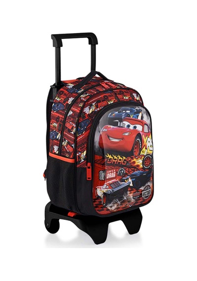 Otto 48256 Cars Çekçekli İlkokul Çantası Check Vıctory Çok Renkli