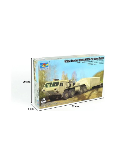 1/72 M983 Çekici Ve An/, Trumpeter Y-2 X Bant Radar Sistemi Maketi, Trumpeter 07177
