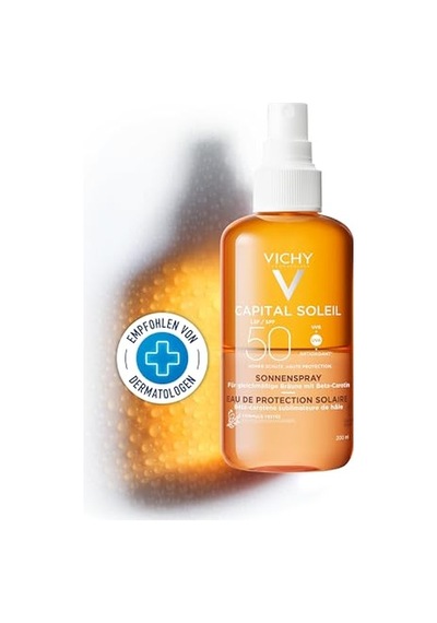 Capital Soleil Zindeliklı Brozlanştıran Güneş Koruyucu Su Spf 50 1 Paket