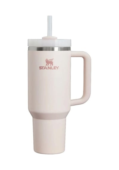 Stanley Quencher Pipetli 1.18lt Rose Termos Siyah