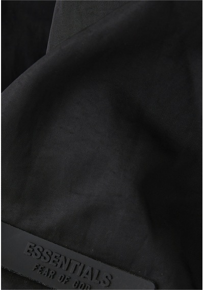 Fear Of God Doku Desenli Naylon Kapüşonlu Bomber Ceket Siyah