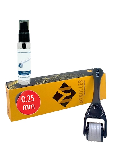 Myroller Dermaroller 0.25mm + Dezenfektan Hediye Titanyum 540 Iğn