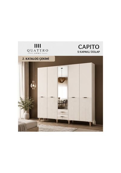 Capıto 5 Li Dolap Beyaz