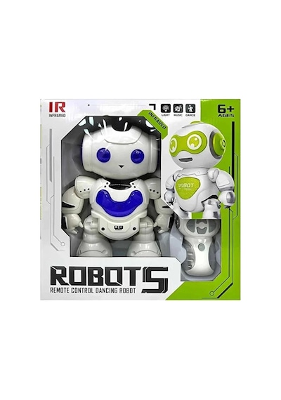 Uzaktan Kumandalı Işıklı Müzikli Dans Eden Akıllı Robot - Eğitici Robot Oyuncak