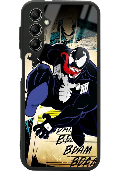 Samsung Uyumlu A14 Venom Tasarımlı Glossy Telefon Kılıfı Çok Renkli