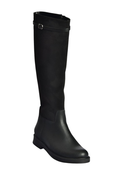Fox Shoes V726721502 Siyah Süet Günlük Kadın Çizme Siyah