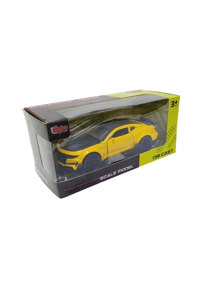 Çekbırak Metal Araba Chevrolet Camaro Zl1 -3611a - Sarı