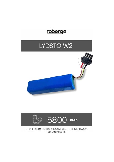 Lydsto W2 Robot Süpürge Uyumlu Batarya 5800 Mah - Muadil Ürün