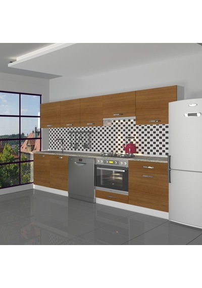 Decoraktiv Elite 280 Ankastre Fırın Modüllü Mdf Hazır Mutfak Dolabı - Tezgah Dahil - Naturel Ceviz Decoraktiv Elite 280 Ankastre Fırın Modüllü Mdf Hazır Mutfak Dolabı - Tezgah Dahil - Naturel Ceviz