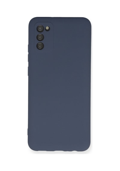 Samsung Galaxy Uyumlu A03s Kılıf Nano İçi Kadife Silikon - Gri Bz8683140261474
