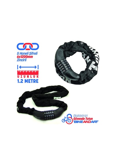 Zedonyon 6x1200 Şifreli Zincir Kilit