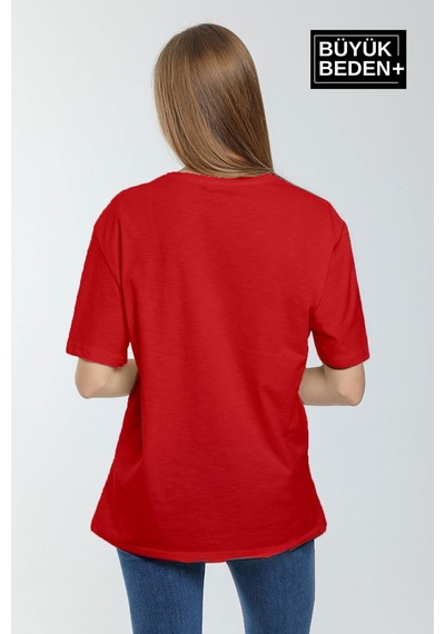 Superlife Kadın Büyük Beden Yelken Baskılı 3xl-6xl Bisiklet Yaka Tshırt Spr26btsk510-11 Kırmızı Superlife Kadın Büyük Beden Yelken Baskılı 3xl-6xl Bisiklet Yaka Tshırt Spr26btsk510-11 Kırmızı