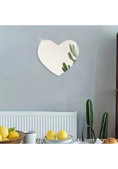 Durukar 30x30 Cm Kırılmaz Pleksi Dekoratif Duvar Aynası - Modern Organik Form 1. Sınıf Akrilik Ayna Çok Renkli