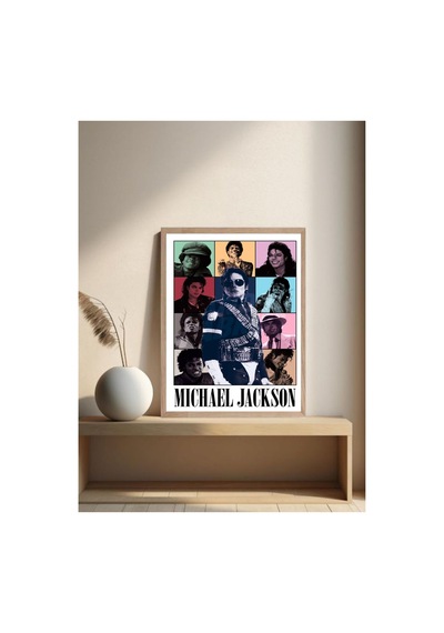 Poster Ahşap Çerçeveli Dekoratif Tablo Çok Renkli - 868783810 Çok Renkli