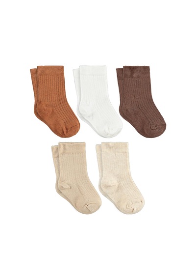 Civil Baby Soft Basic 5'li 6- Bebek Erkek Çorap Set Standart
