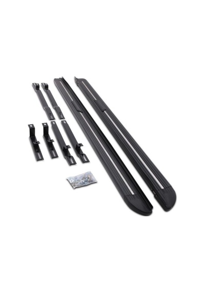 Nissan Qashqai Yan Basamak Koruma Siyah Oem 2014-2022 Arası Uyumlu