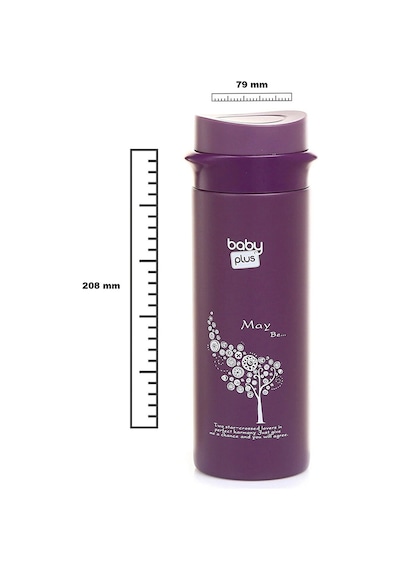Baby Plus Paslanmaz Çelik Bebek Mama Saklama Termosu 350 Ml Byp-sh4060b Mor BYP-SH4060B_Mor
