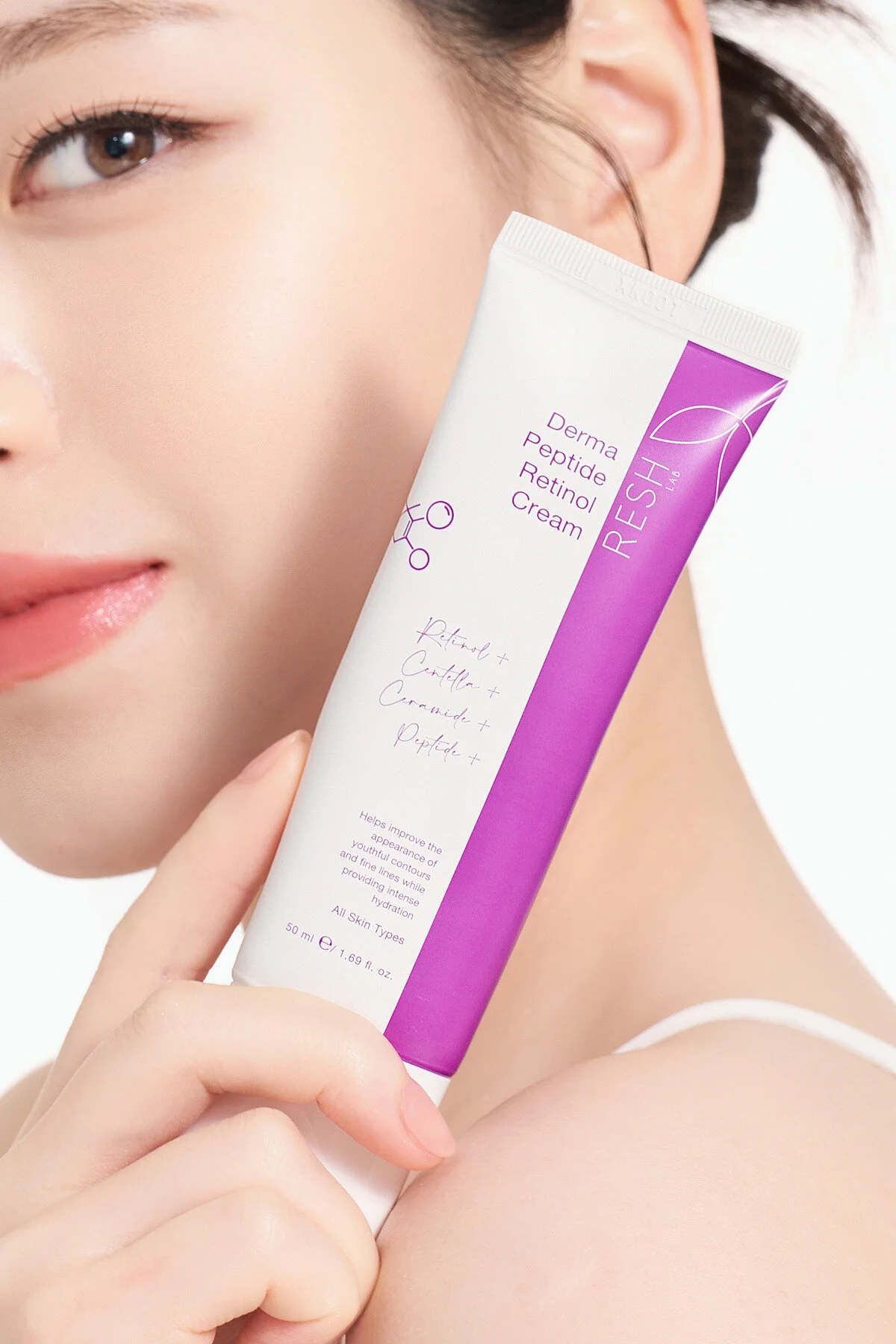 Resh Lab Derma Peptide Retinol Cream - Peptit Retinol Nemlendirici Krem & Yaşlanma Ve Leke Karşıtı Yüz Kremi