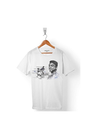 Muhammed Ali Clay Smıle Boks Boksör Erkek Tişört 001