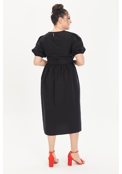 Myline Kemerli Poplin Elbise (503181790)