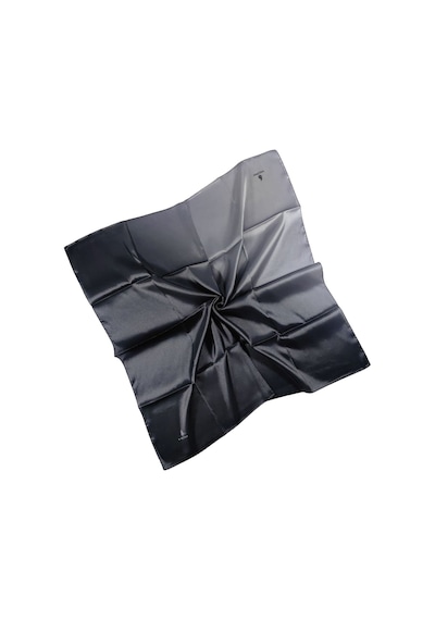 Mim Eşarp Mısırlı Eşarpları Degrade Kristal Sport Bulut Desenli Polyester Eşarp Siyah - Açık Gümüş