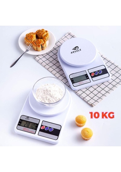 Dijital Hassas 10 Kg Mutfak Terazisi Tartısı Lcd Ekranlı