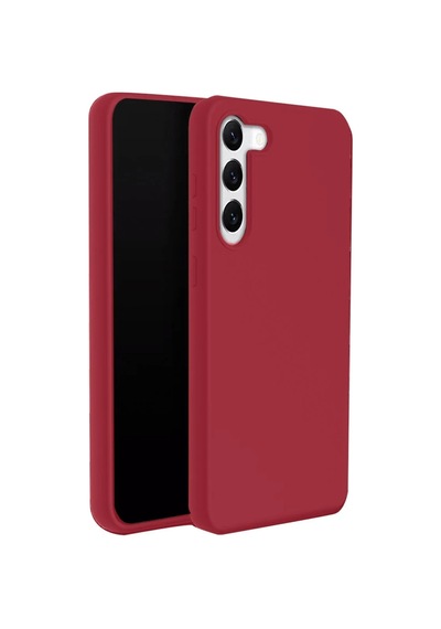 Ilkeshop Newface Samsung Galaxy Uyumlu S24 Plus Kılıf First Silikon - Kırmızı
