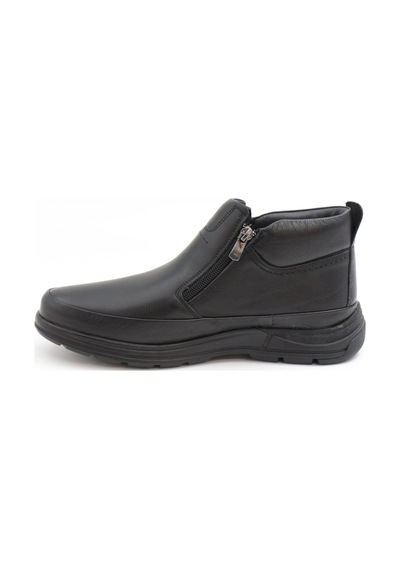 Nesilshoes Nesil Shoes Showmen 241-1 Siyah Hakiki Deri Kürklü Erkek Bot