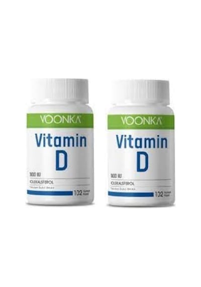 Voonka Vitamin D 102 Yumuşak Kapsül  2 Adet
