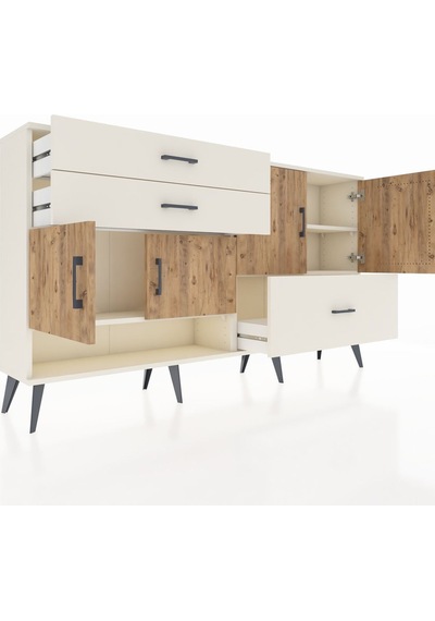 Arges Konsol 3 Raflı 3 Çekmeceli 4 Kapaklı 176x30x99 Aytaşı-çam/a Aytaşı-çam/aytaşı Arges Konsol 3 Raflı 3 Çekmeceli 4 Kapaklı 176x30x99 Aytaşı-çam/a Aytaşı-çam/aytaşı