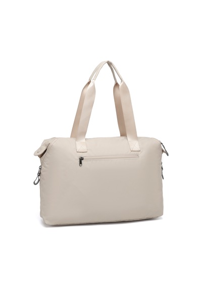 Smart Bags Hafif Kumaş Günübirlik Seyahat Çantası Veya Xl Kadın Omuz Çantası Bej