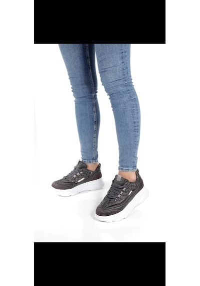 Meyoushoes Spor Yüksek Taban Yürüyüşayakkabısı Açık Gri 36