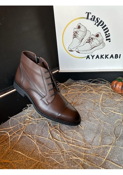 Taşpınar %100 Hakiki Deri Erkek Günlük Kışlık Rahat Klasik Bot 39-45