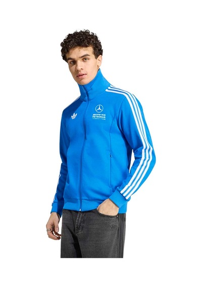 Adidas Erkek Ceket "mercedes - Amg Petronas Formula 1 Team Blue Wonder Track Top" Kt5128 Mavi
