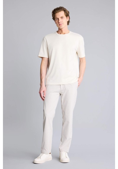 Defacto Basic T-shirt G7707ax26smer103 Ekru-er103