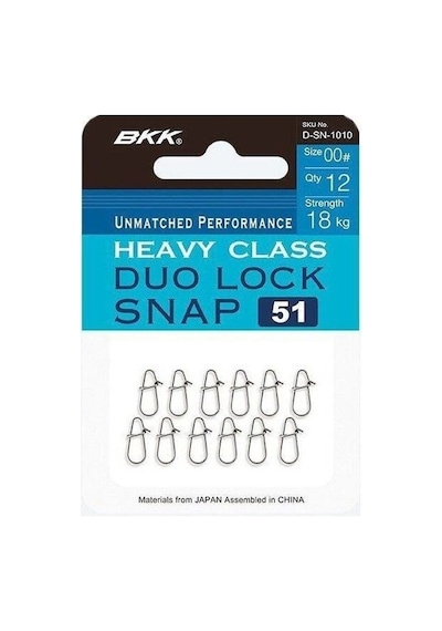 Bkk Duolock Snap-51 Maket Balık Klipsi 4