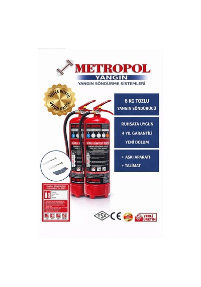 Yangın Tüpü Kkt Kimyevi 6 Kg -5423 One Line - 852081930