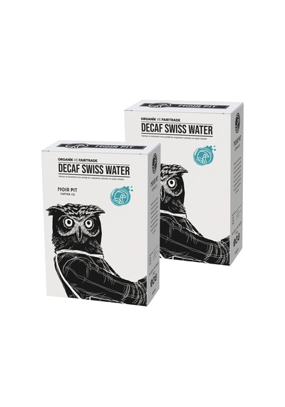 Noir Pit Coffee Co. Decaf Swiss Water Çekirdek Kahve, 2x250 G Diğer