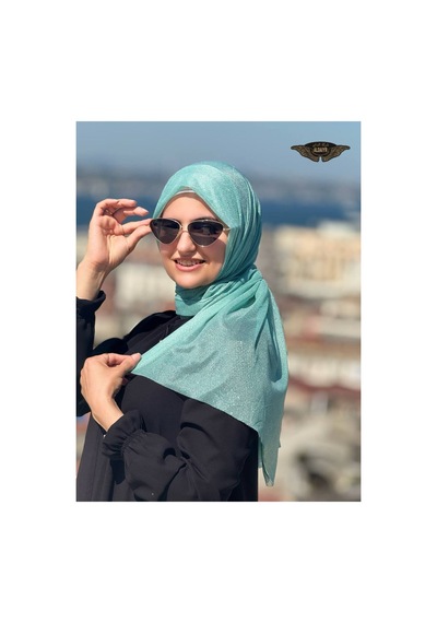 Aldaıyr Simli Şifon Şal Çok Rrenkli45