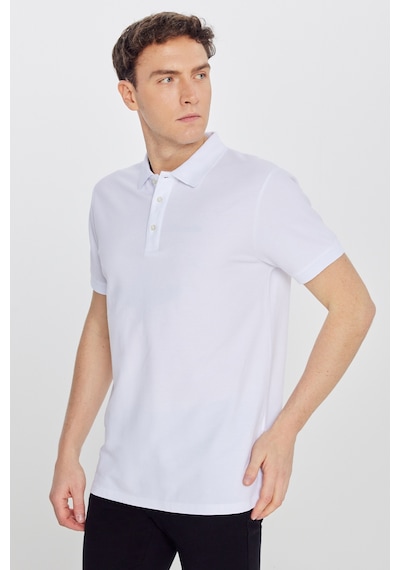 AC&Co / Altınyıldız Classics Altinyildiz Classics 4A4820200001BYZL Erkek Beyaz Slim Fit Dar Kesim Polo Yaka %100 Pamuk Tişört Beyaz AC&Co / Altınyıldız Classics Altinyildiz Classics 4A4820200001BYZL Erkek Beyaz Slim Fit Dar Kesim Polo Yaka %100 Pamuk Tişört Beyaz