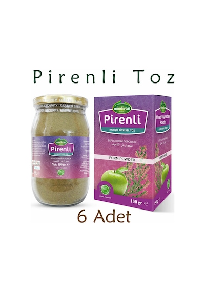 6 Adet Mindivan Pirenli Karışık Form Toz Çay 150 GR