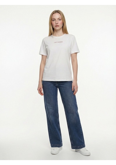 LOFT Regular Fit Kadın Tshirt K.kol Lf2042208 Q1.v1 Beyaz