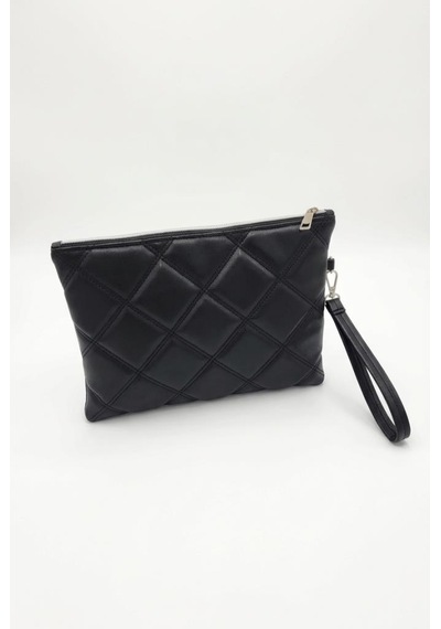 Estrella Paris Lavita Portföy & Clutch Çanta Çıkarılabilir Bileklik Askılı Siyah 25 X 19 Cm