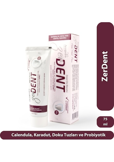 ZerDent Doku Tuzu İçeren Diş Macunu 75 ML