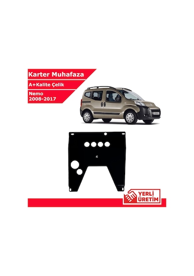 Citroen Nemo 2008-2017 Çelik Karter Muhafaza Çelik Koruma Sacı A+ Kalite Yerli Üretim