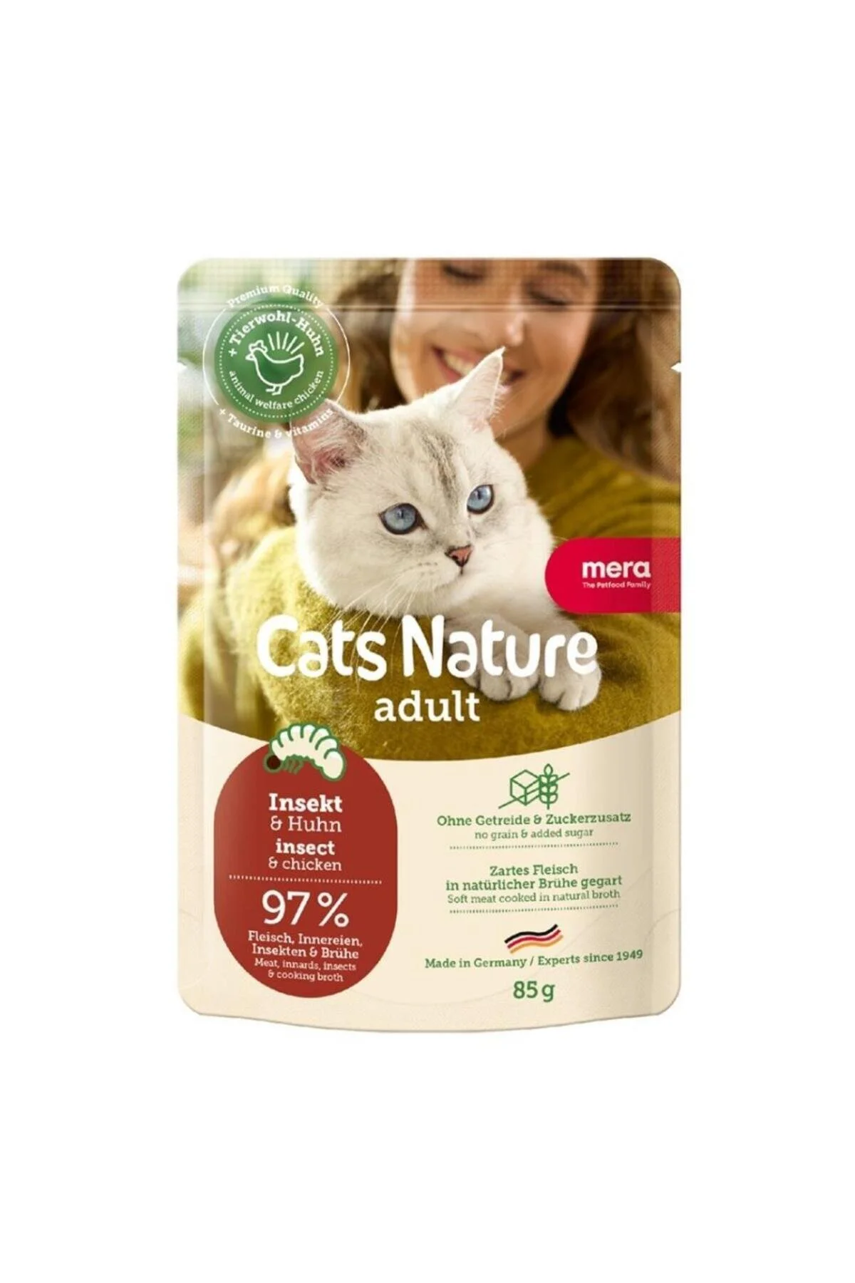Insect Yetişkin Kedi Yaş Maması 85 Gr
