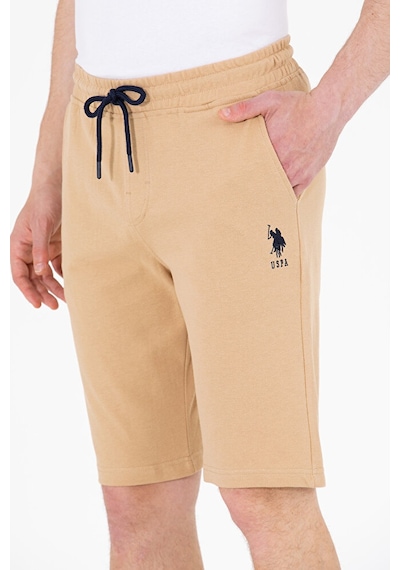 U.S. Polo Assn. Erkek Camel Örme Şort 50263258-vr015 Çok Renkli